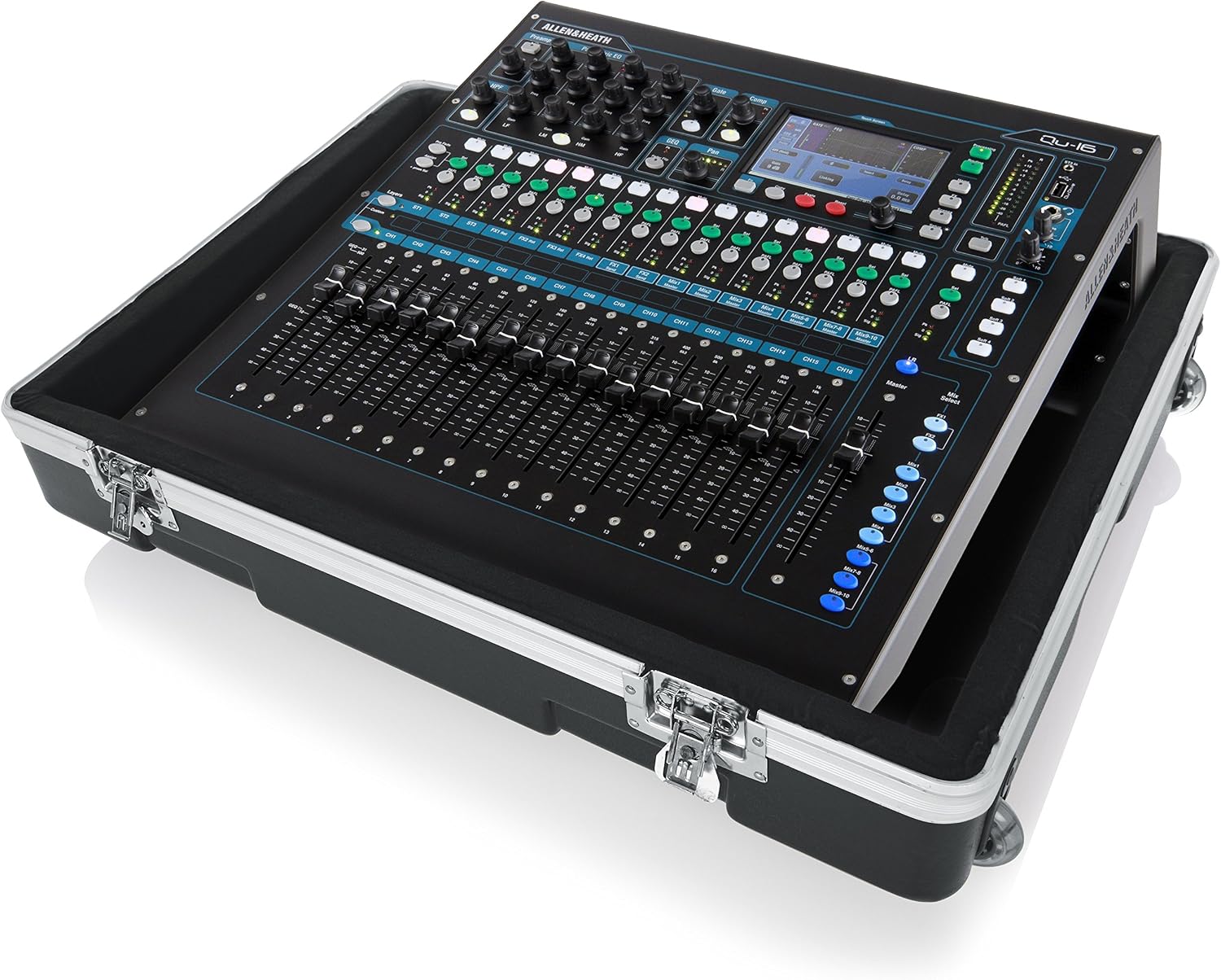 Gator Cases Lightweight Molded ATA Mixer Case with Wheels and Tow Handle, Fits Mixers 20' x 25' (G-MIX 20X25)