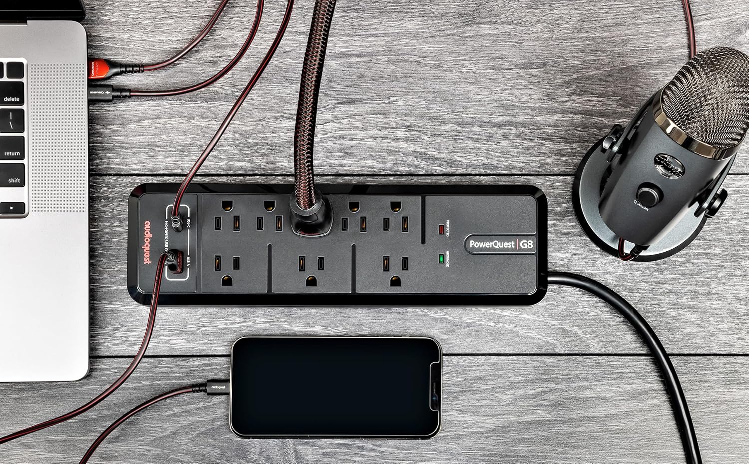 AudioQuest PowerQuest G8 – 8-Outlet Surge Protector