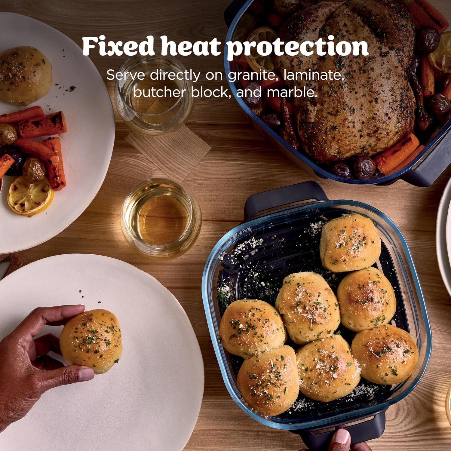 Ninja Crispi Pro 6-in-1 Glass Air Fryer | 450°F, Nontoxic, 6qt & 2.5qt Containers & Lids | Microwave, Freezer, Dishwasher Safe | Max Crisp, Air Fry, Bake, Roast, Recrisp, Dehydrate |Amethyst, AS101PU1