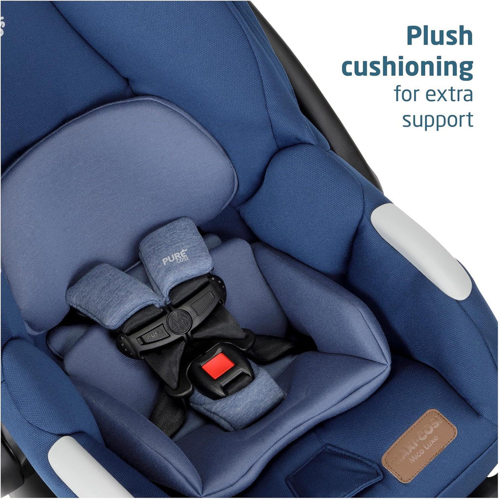 Maxi-Cosi Zelia™ Luxe 5-in-1 Modular - Baby Travel System Car Seat and Stroller, Infant Car Seat and Stroller Combo, Baby Car Seat and Stroller Combo in New Hope Navy