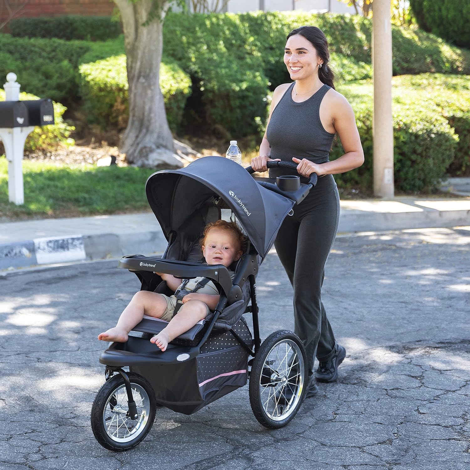 Baby Trend Expedition® Jogger Travel System with EZ-Lift™ Infant Car Seat, Dash Pink