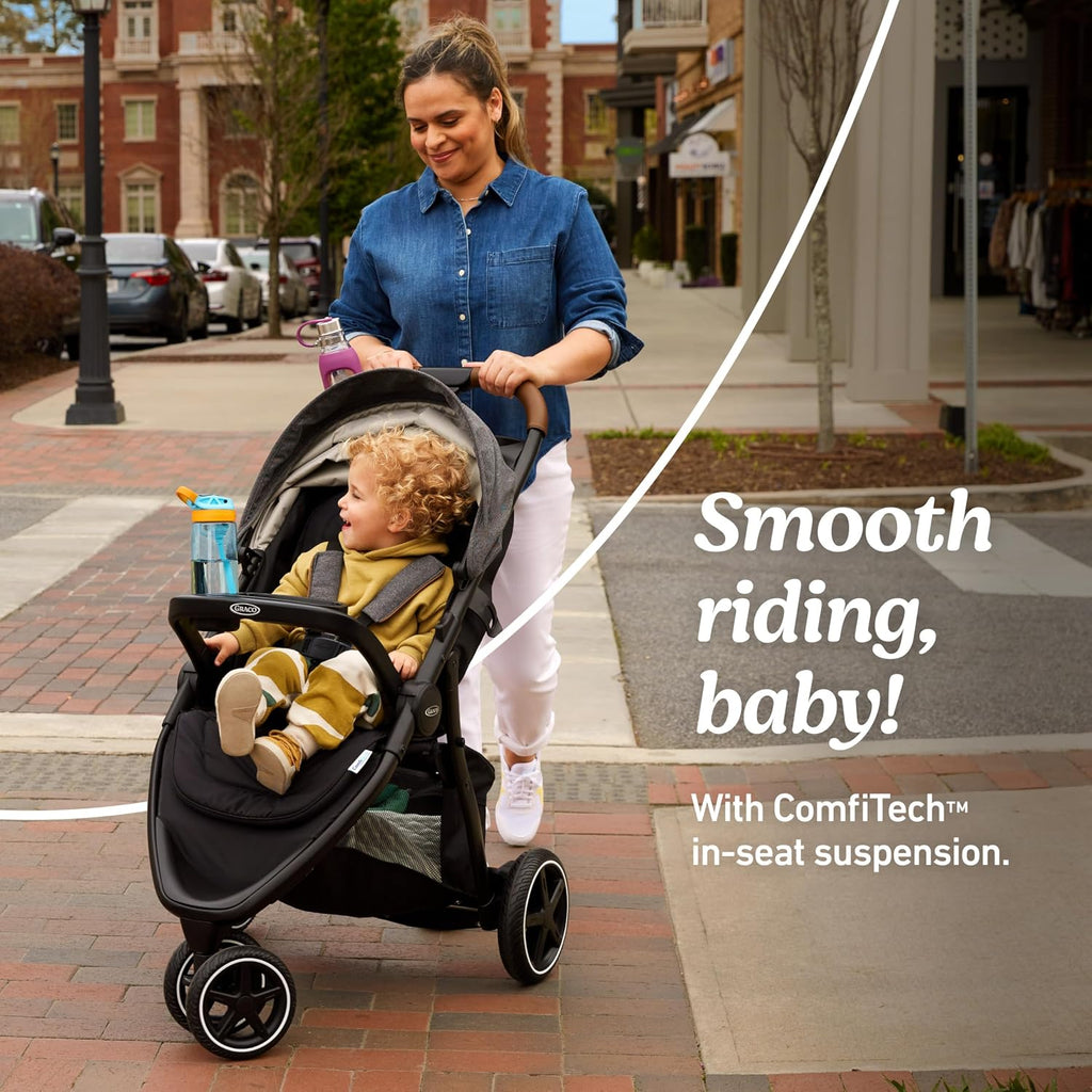 Graco® Outpace LX All-Terrain Travel System - Includes SnugRide Lite Infant Car Seat, Briggs, High-Performance Stroller/Car Seat Combo, Practical & Durable