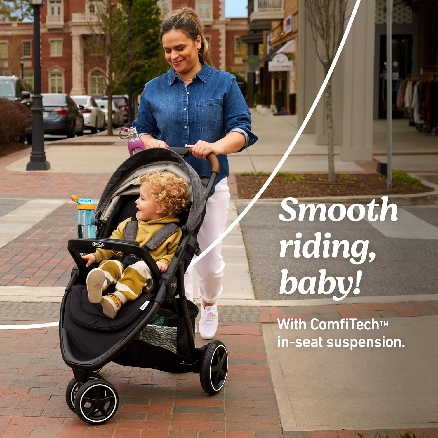 Graco® Outpace LX All-Terrain Travel System - Includes SnugRide Lite Infant Car Seat, Briggs, High-Performance Stroller/Car Seat Combo, Practical & Durable
