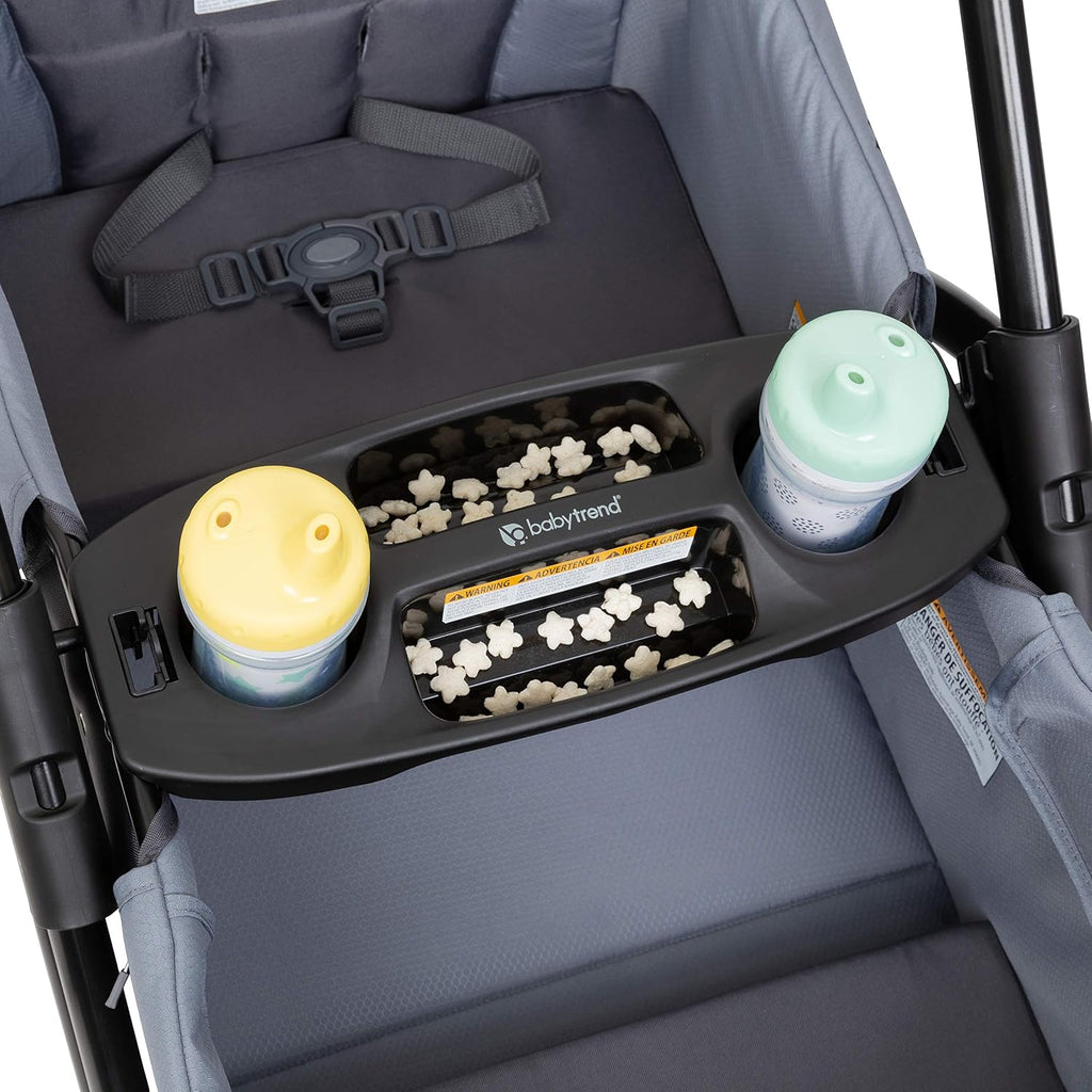 Baby Trend Expedition 2-in-1 Stroller Wagon Plus, Ultra Grey