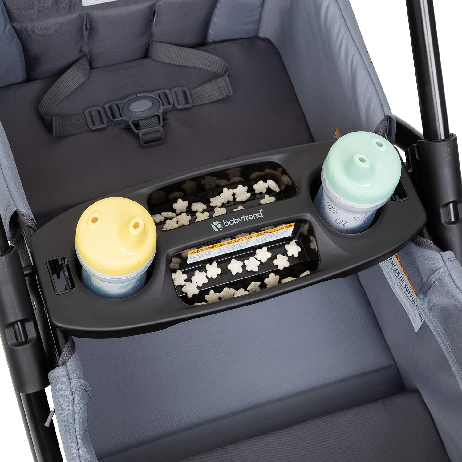 Baby Trend Expedition 2-in-1 Stroller Wagon Plus, Ultra Grey