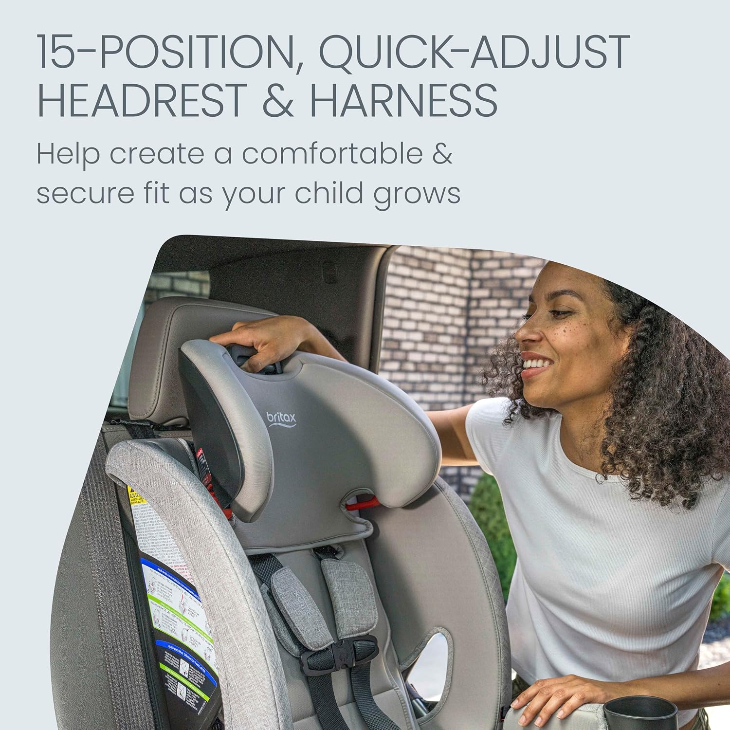 Britax One4Life Slim All-in-One Car Seat, 10 Years of Use, 17.5' SpaceSaver Design, Converts from Rear-Facing Infant Car Seat to Forward-Facing Booster Seat, ClickTight Installation, Sea Foam