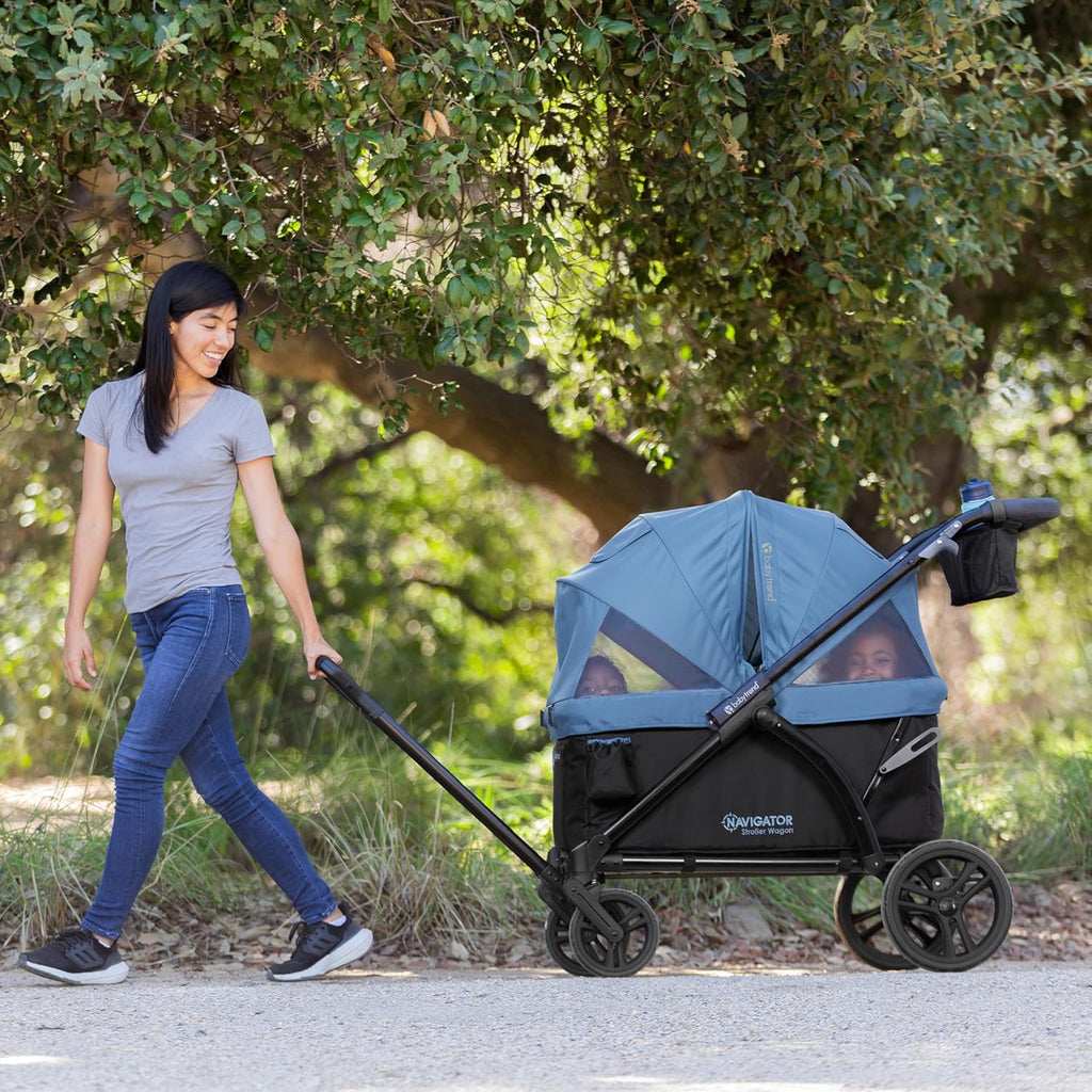 Baby Trend Navigator 2-in-1 Stroller Wagon, Dash Blue