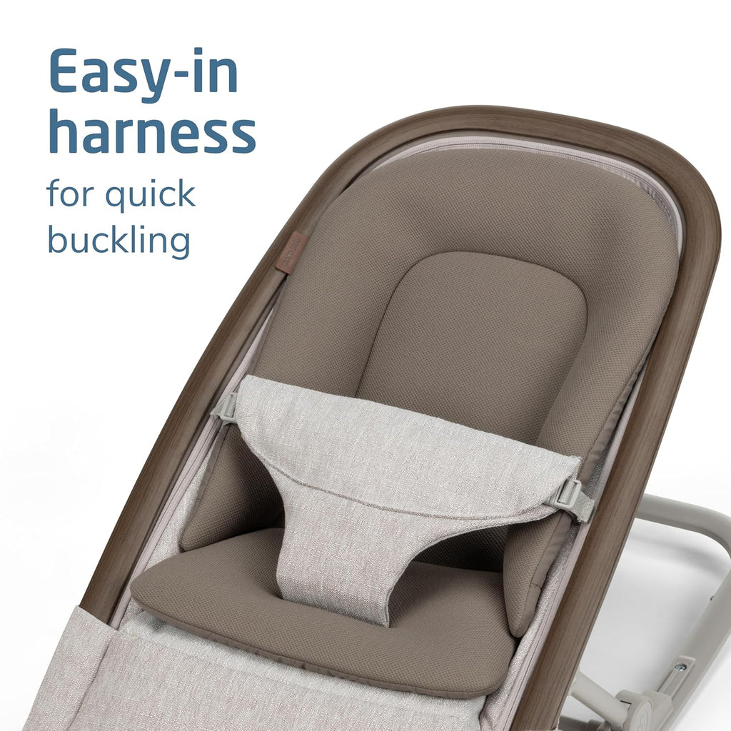 Maxi-Cosi Kori 2-in-1 Baby Bouncer Seat for Infants, Baby Rocker Chair, Portable Bouncer, Truffle