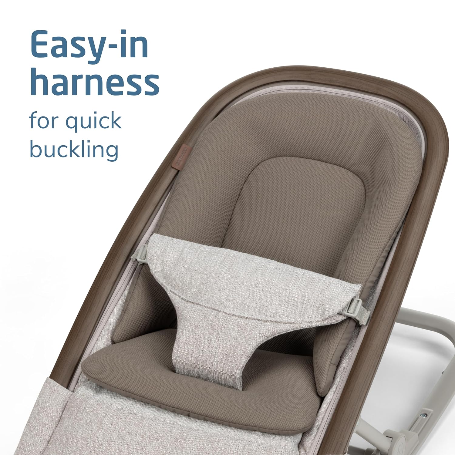 Maxi-Cosi Kori 2-in-1 Baby Bouncer Seat for Infants, Baby Rocker Chair, Portable Bouncer, Truffle