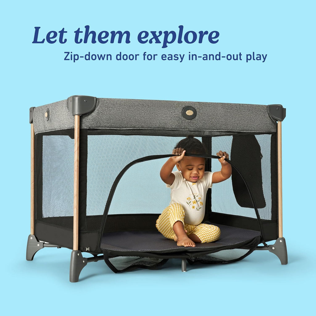 Graco Pack n' Play Close2Baby Playard with Baby Bassinet, Changing Table, Portable Infant Seat, Milan