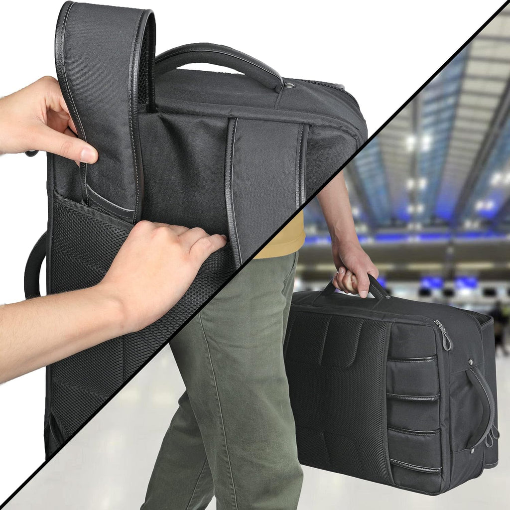 GOgroove DJ Controller Backpack - DJ Mixer Case Compatible with Pioneer DJ DDJ 400 DJ Controller, DJ Headphones, Controller Stand, and More DJ Equipment with Customizable & Scratch Resistant Interior