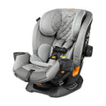 Chicco OneFit Max ClearTex All-in-One Car Seat with LeverLock Installation, Slim Design, Convertible Car Seat, Seat for Infants and Children 5-100 lbs, Ash/Grey
