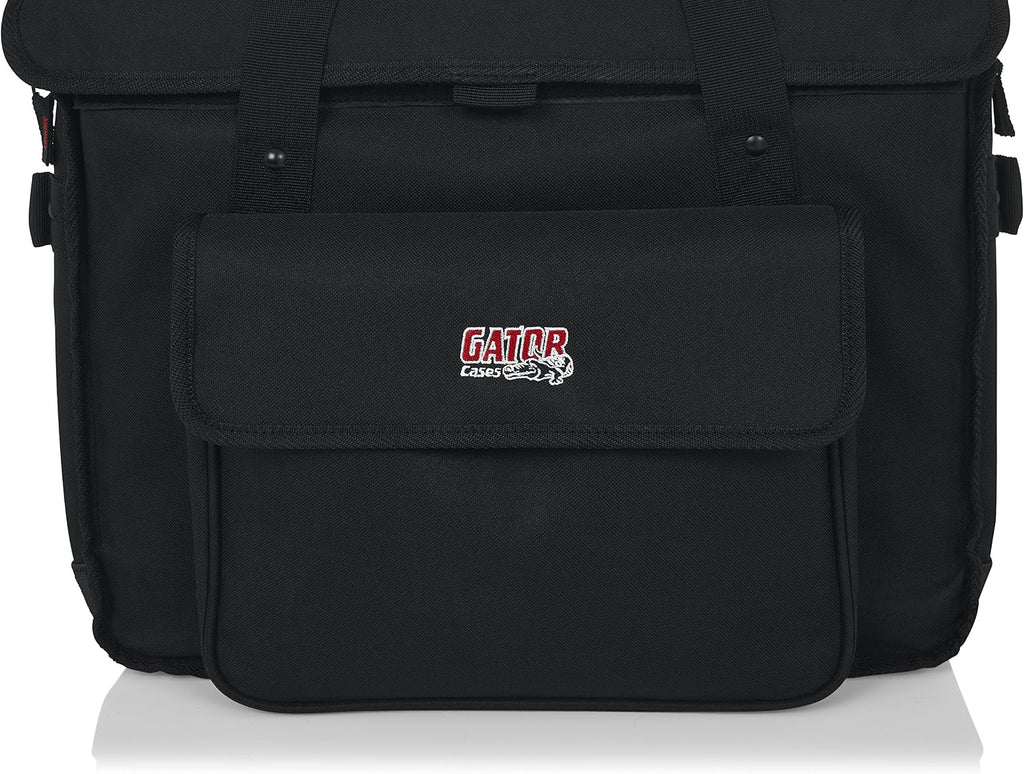 Gator Cases Studio Monitor Tote Bag Holds (2) Powered Monitors Up to 5' Driver Range, Fits JBL, Mackie, KRK, & More (G-STUDIOMON1)