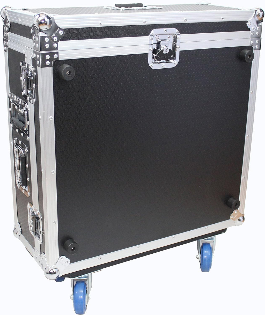 ProX XS-YMTF5DHW ATA Digital Audio Mixer Flight Case for Yamaha TF5 Console with Doghouse compartment and Caster wheels