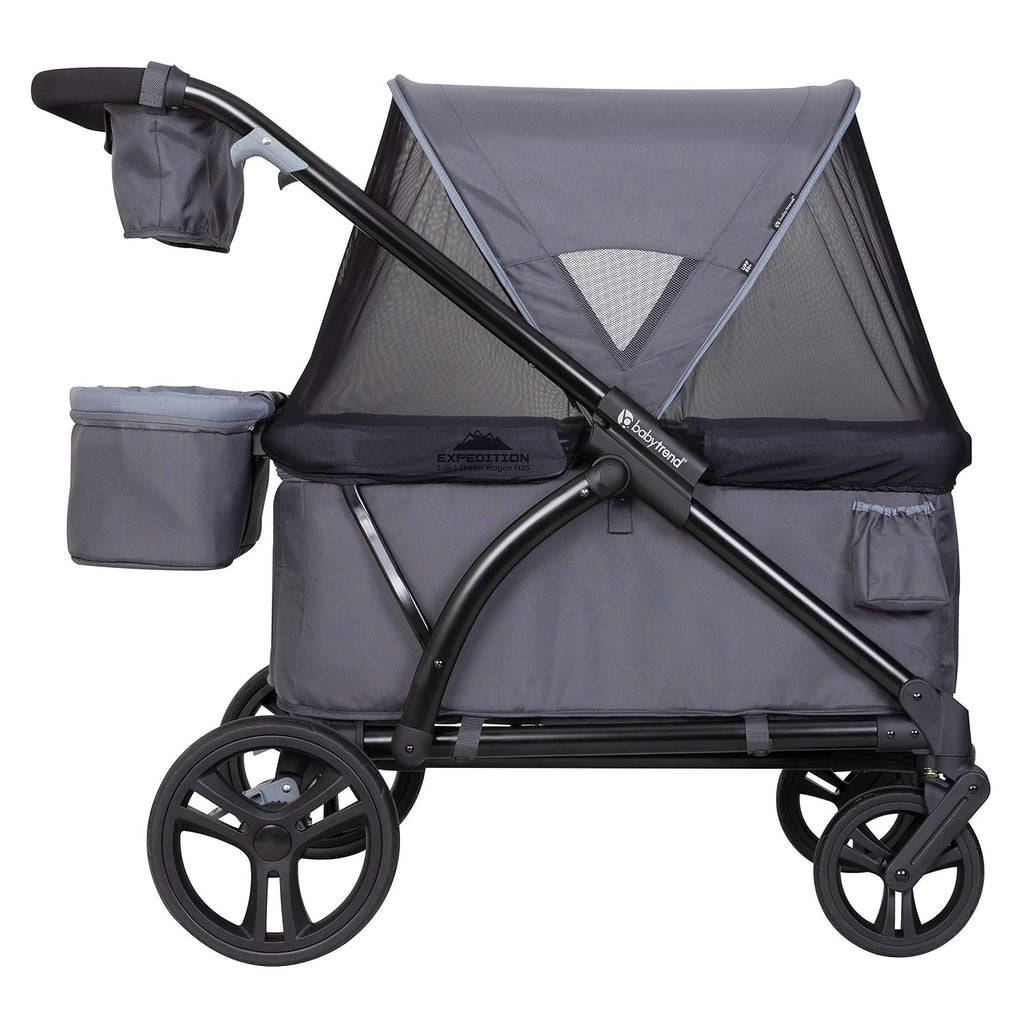 Baby Trend Expedition 2-in-1 Stroller Wagon Plus, Ultra Grey
