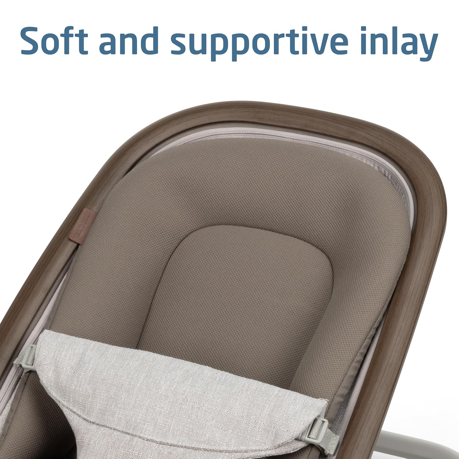 Maxi-Cosi Kori 2-in-1 Baby Bouncer Seat for Infants, Baby Rocker Chair, Portable Bouncer, Truffle