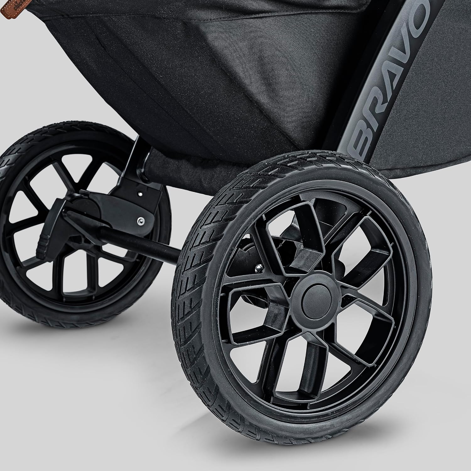 Chicco Bravo Primo ClearTex 3-in-1 Trio Travel System, Bravo Primo Quick-Fold Stroller with KeyFit Max Zip ClearTex Infant Car Seat and Base, Somerset/Black