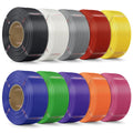 PLA Filament 1.75mm PLA 3D Printer Filament(Refill),10kg Refill for Reusable Spools(22lbs), Black+White+Ash Grey+Red+Yellow+Dark Blue+Green+Purple+Orange+Pink