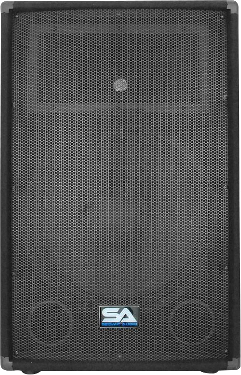 Seismic Audio - 15 Inch PA DJ Speaker 350 Watts PRO Audio - Mains, Monitors, Bands, Karaoke, Churches, Weddings