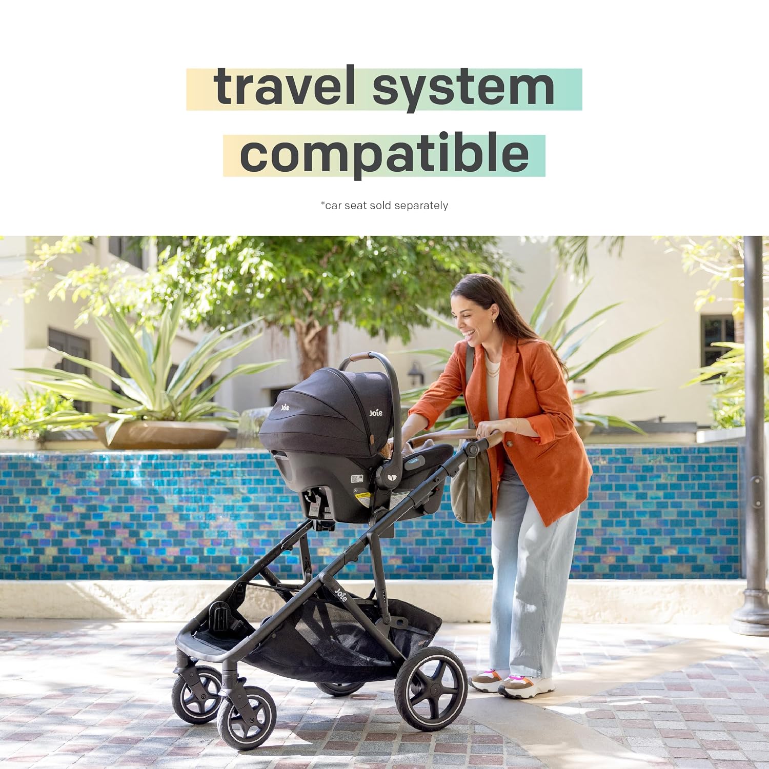 Chive and Rue - All-in-One Convertible Single-to-Double Modular Stroller with 20+ Customizable Modes & All-Terrain Wheels, and Lightweight Infant Car Seat Travel System (Shale)