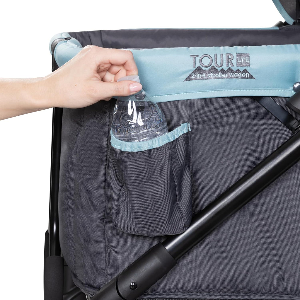 Baby Trend Expedition/Tour LTE 2-in-1 Stroller Wagon, Desert Blue