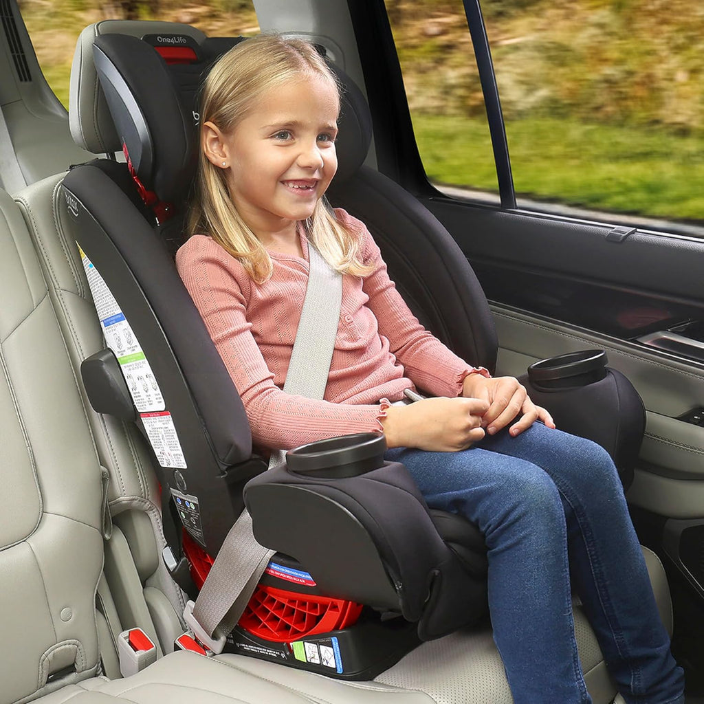 Britax One4Life All-in-One Car Seat, Up to 10 Years of Use, Rear Facing, Forward Facing, & Booster Modes, Extended Rear-Facing, ClickTight Installation & Breathable SafeWash Fabrics — Teak
