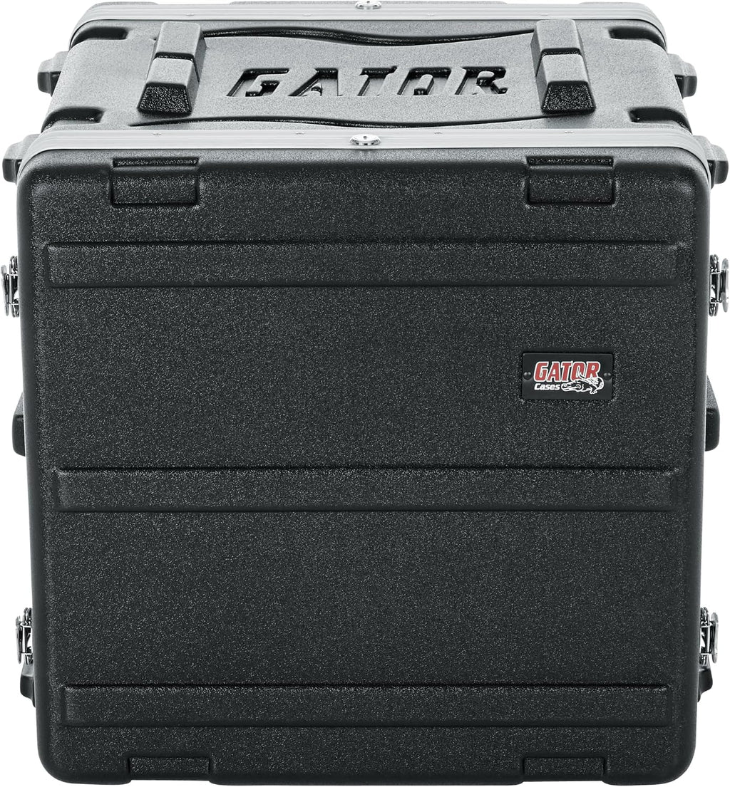 Gator Lightweight Molded 10U Rack Case with Heavy Duty Latches; Standard 19.25' depth, 10U (GR-10L)