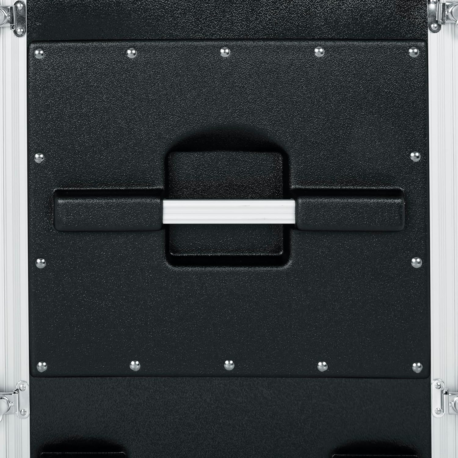 Gator Cases Lightweight Molded 10U Rack Case with Built-in Power Supply, Heavy Duty Latches, Retractable Tow Handle, and Recessed Wheels, 19.25' depth (GRR-10PL-US)