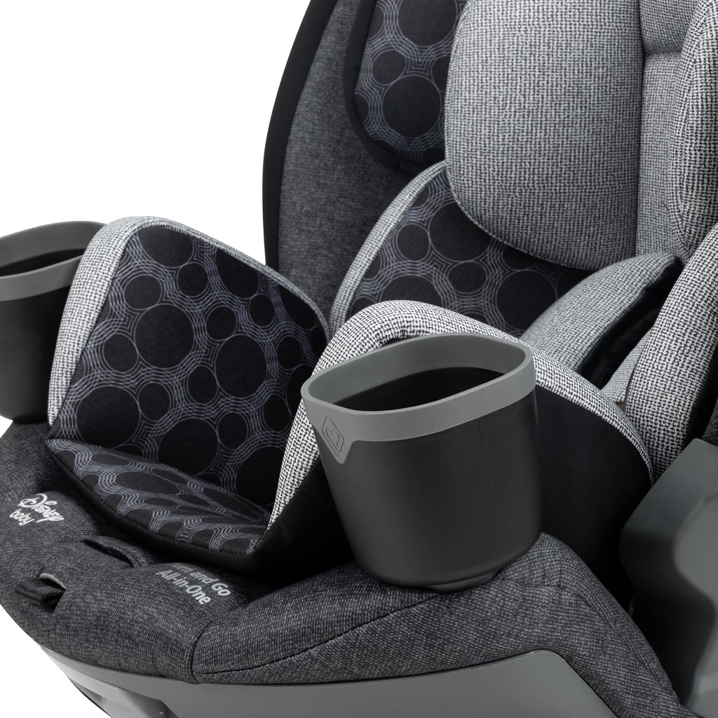 Disney Baby Turn and Go 360 Rotating All-in-One Convertible Car Seat, Vintage Mickey Mouse