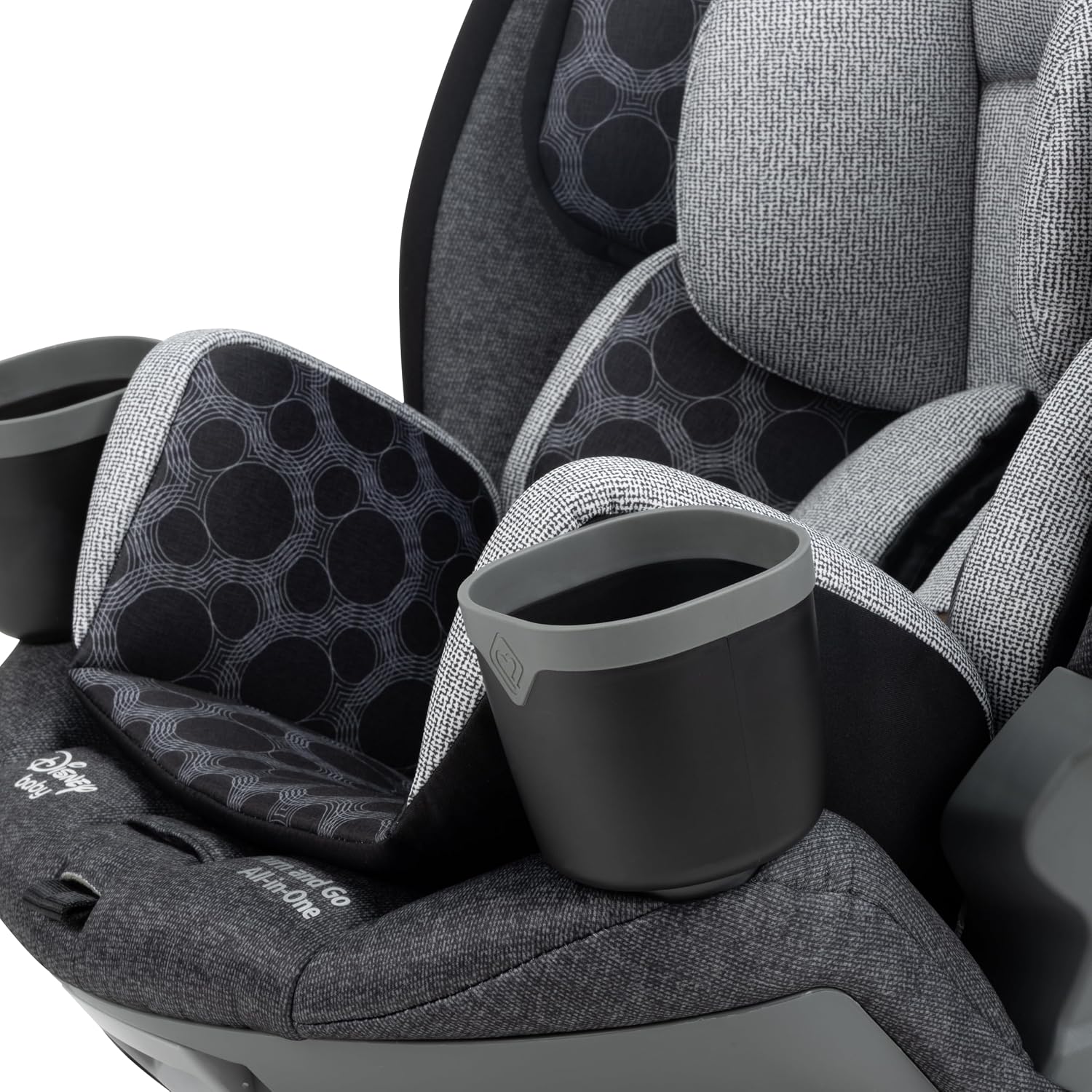 Disney Baby Turn and Go 360 Rotating All-in-One Convertible Car Seat, Vintage Mickey Mouse