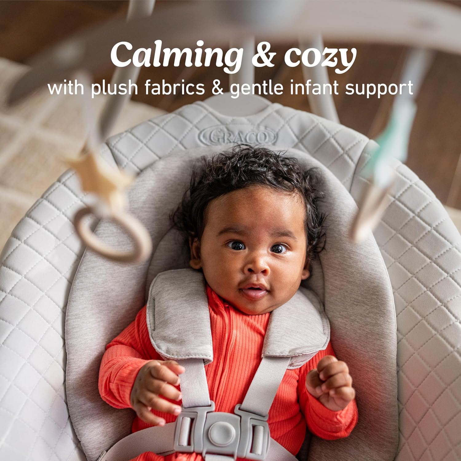 Graco DuetConnect LX Baby Swing and Bouncer - 2-in-1 Infant Swing and Baby Rocker, Newborn Essential, Gifts for New Parents