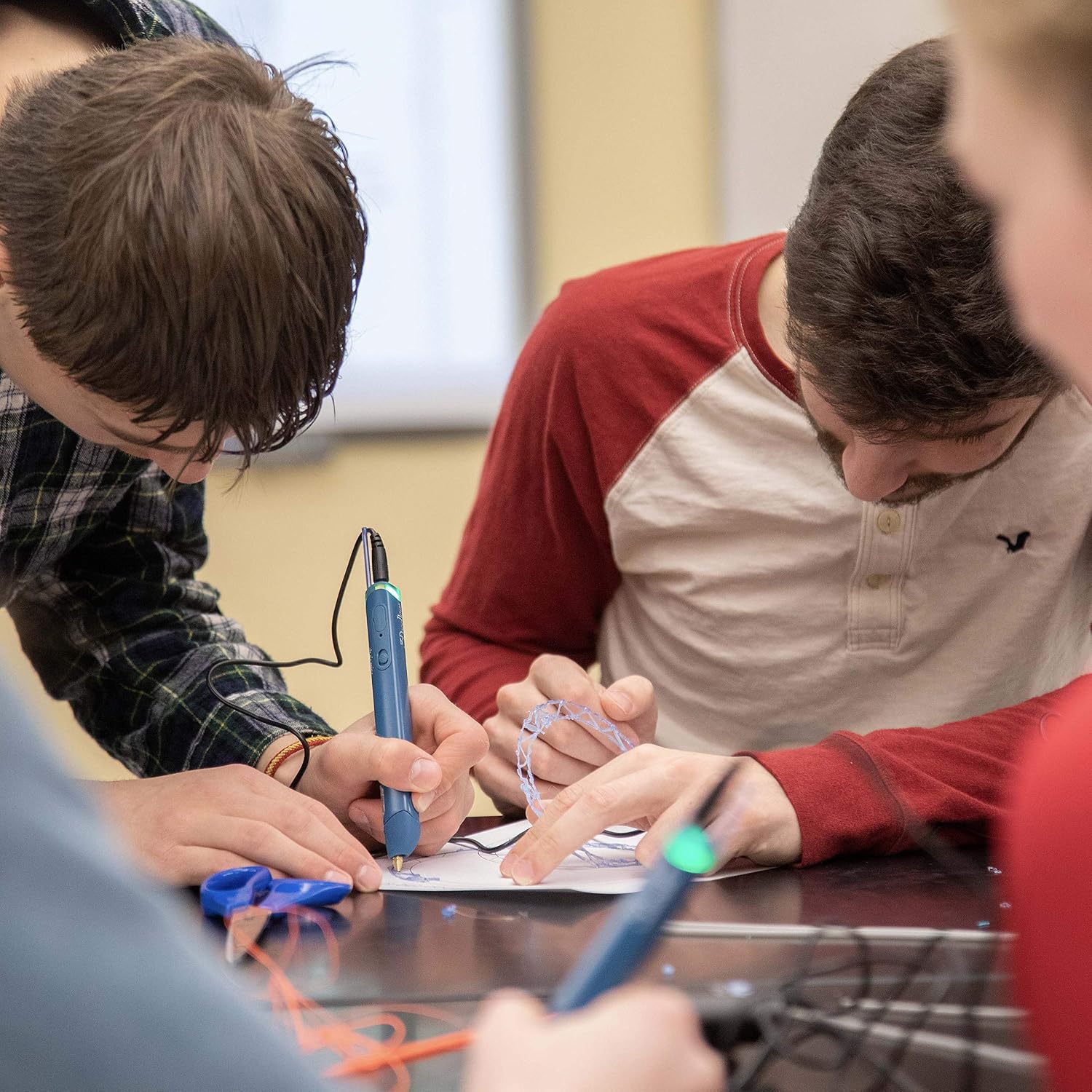 3Doodler EDU Create+ Learning Pack, Full Set with 12 3D Printing Pens + 1200 Strands of Plastic Filament + Classroom Activity Plans