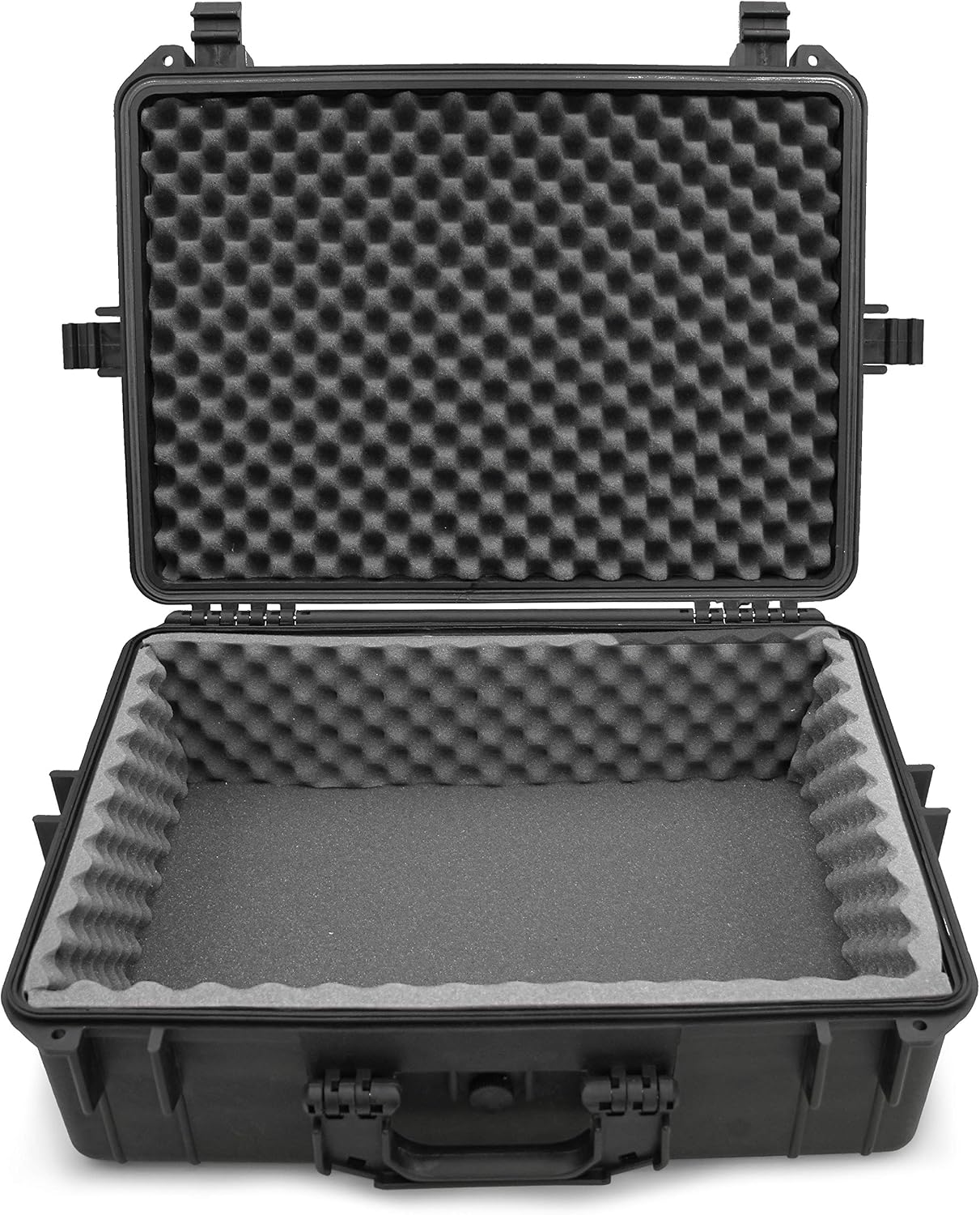 CASEMATIX Waterproof DJ Mixer and Accessories Case Compatible with Pioneer DJM S5 or S7 MIxer, Zoom LiveTrak L-12 L12 Channel Digital Audio Mixer And More Portable Mixers Up to 17' x 12' x 5'