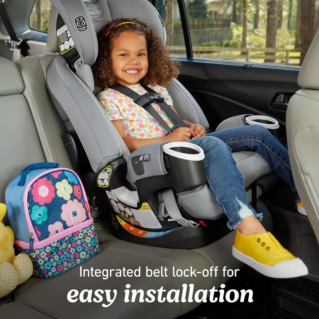 Graco® 4Ever DLX 4 in 1 Car Seat | Infant to Toddler Car Seat, Maven, Adaptable for 10 Years of Use, Size: 20x21.5x24 Inch