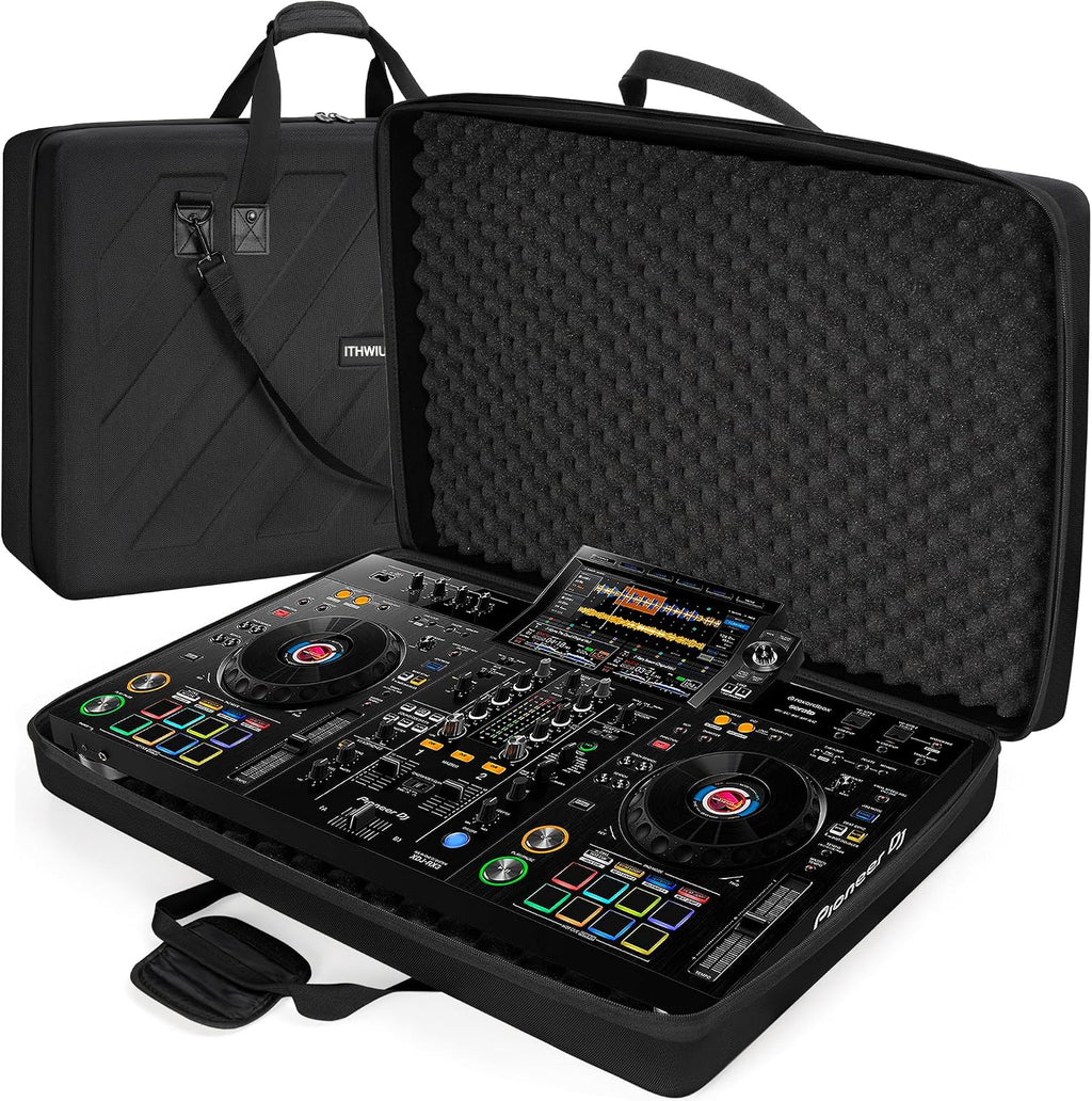 Lightweight Molded EVA Storage Case Fits for Pioneer DDJ RX2 RX3, 29.5 X 19.3 X 5.5 Inch Black