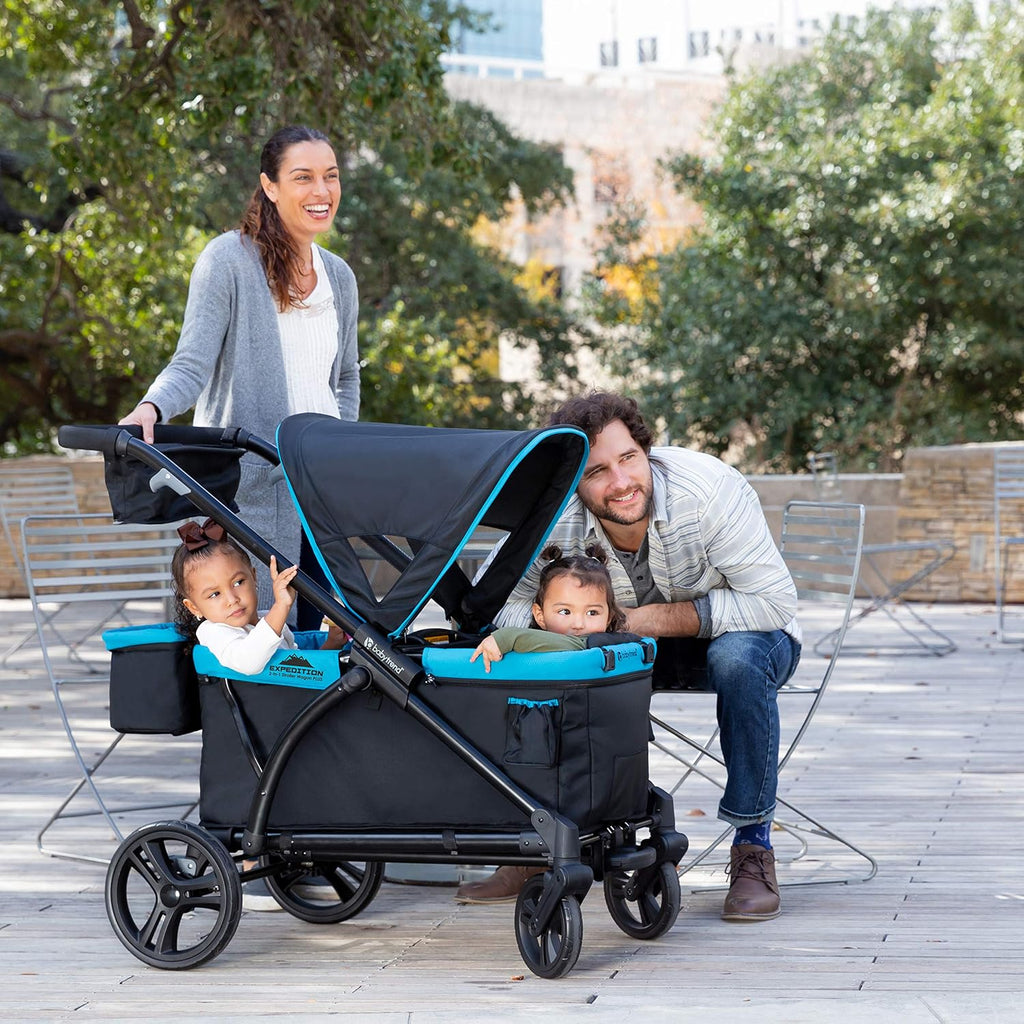 Baby Trend Expedition 2-in-1 Stroller Wagon Plus, Ultra Grey