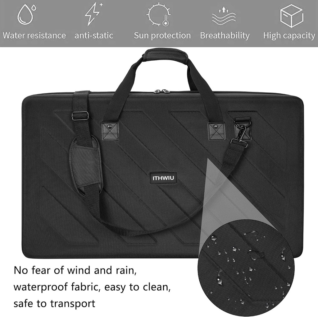 Lightweight Molded EVA Storage Case Fits for Pioneer DDJ RX2 RX3, 29.5 X 19.3 X 5.5 Inch Black