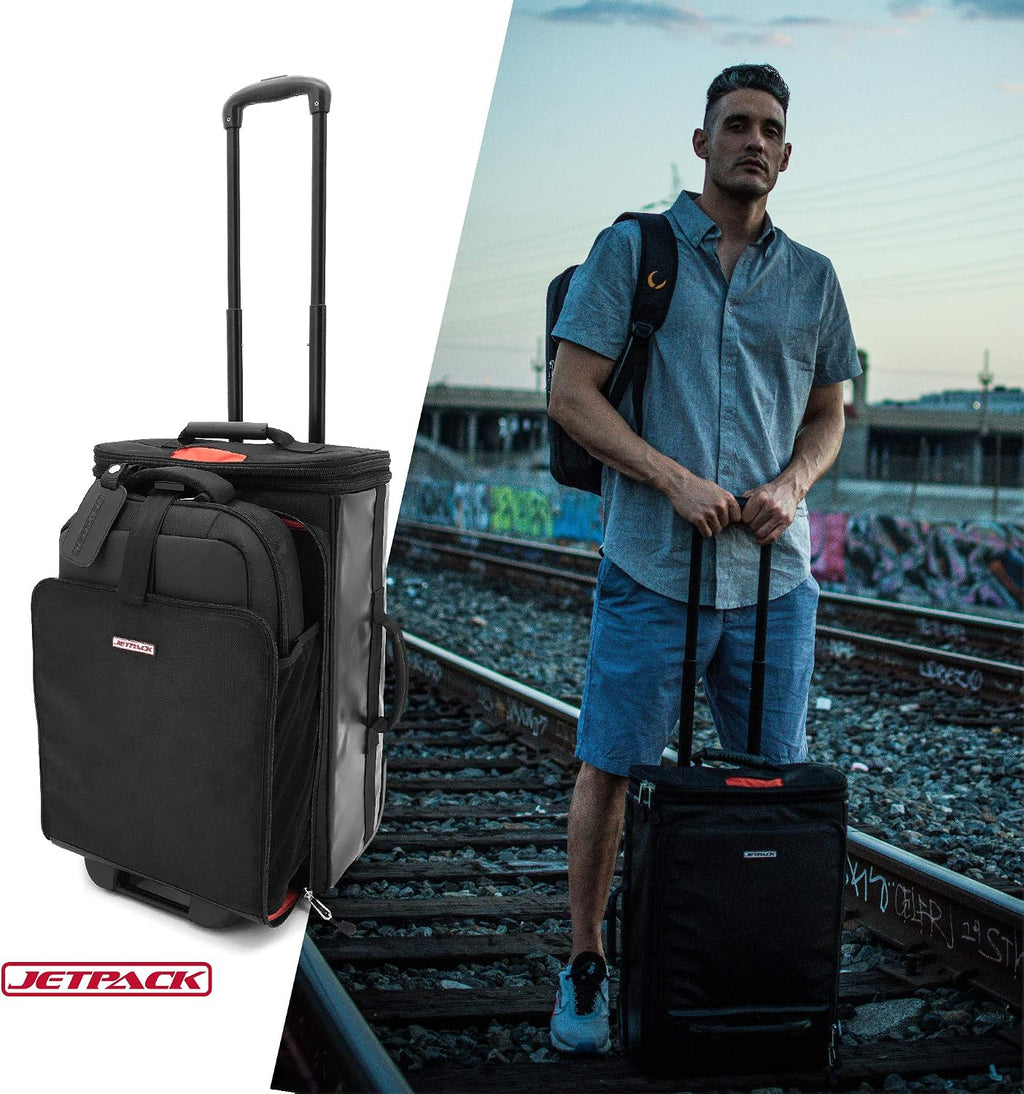 Jetpack Drop System (includes Snap backpack Drop Roller bag) for Mobile, DVS, Non DVS, Club Gig Set up. Perfect for DJ Controllers SB, SR, Mixer S11 72, Audio Gear, Travel & More