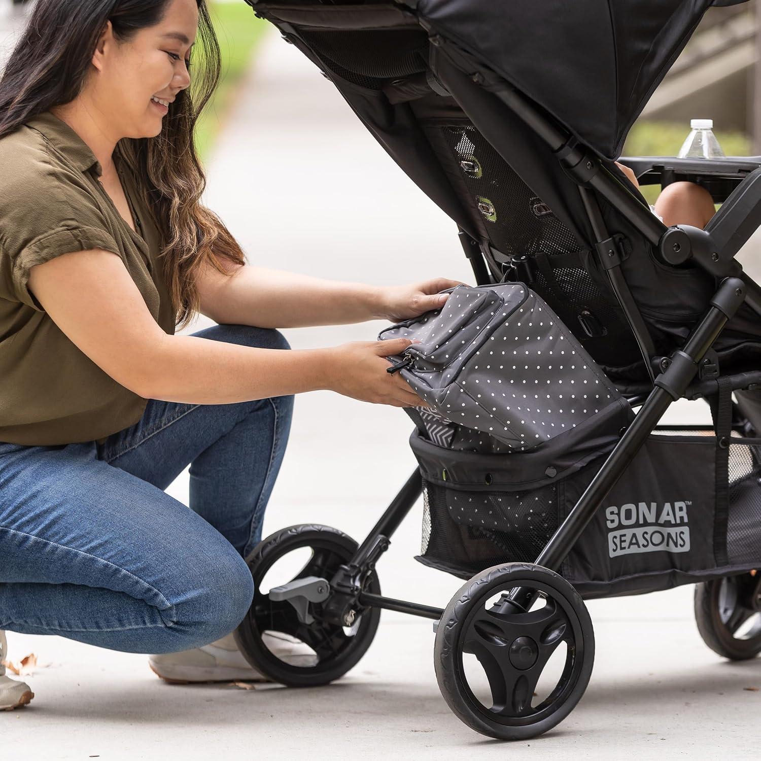 Baby Trend Passport Seasons Travel System with EZ-Lift™ Infant Car Seat, Journey Black