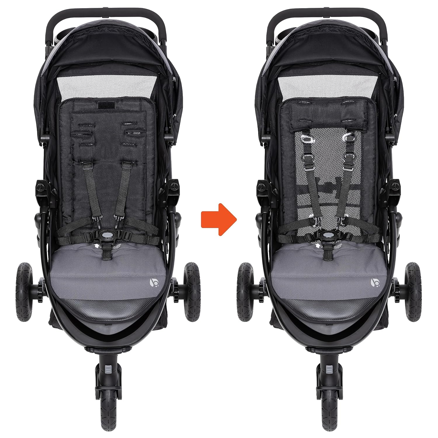 Baby Trend Passport® Seasons All-Terrain Stroller Travel System with EZ-Lift™ Plus Infant Car Seat, Dash Grey