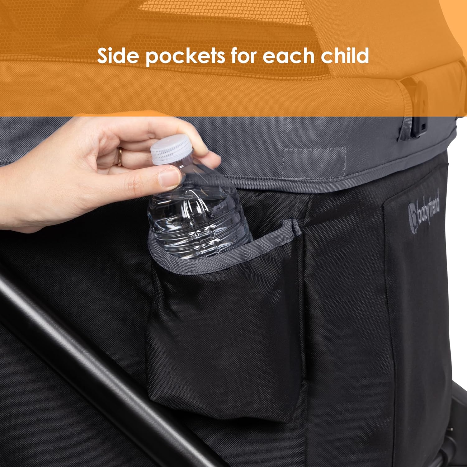 Baby Trend Navigator 2-in-1 Stroller Wagon, Dash Black