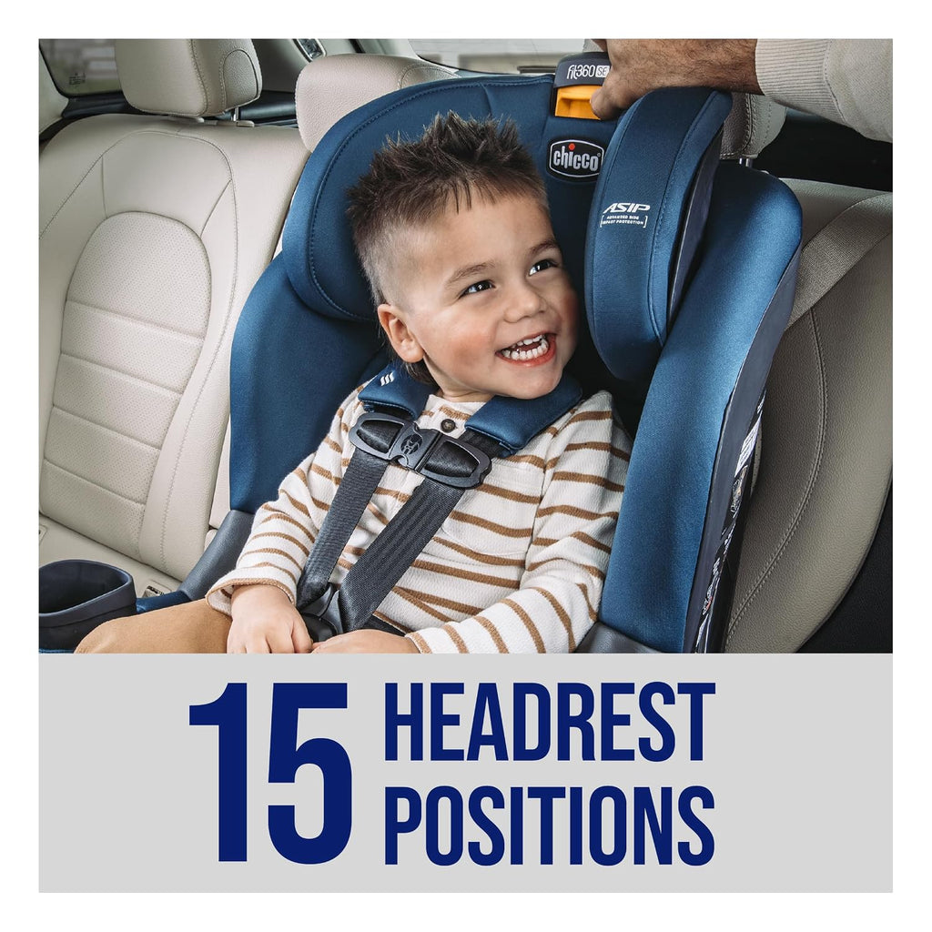 Chicco Fit360® SE ClearTex® Rotating Convertible Toddler Car Seat with 360 Degree Rotation for Rear-Facing and Forward-Facing Usage (No Infant Insert Included) | Lupine/Purple
