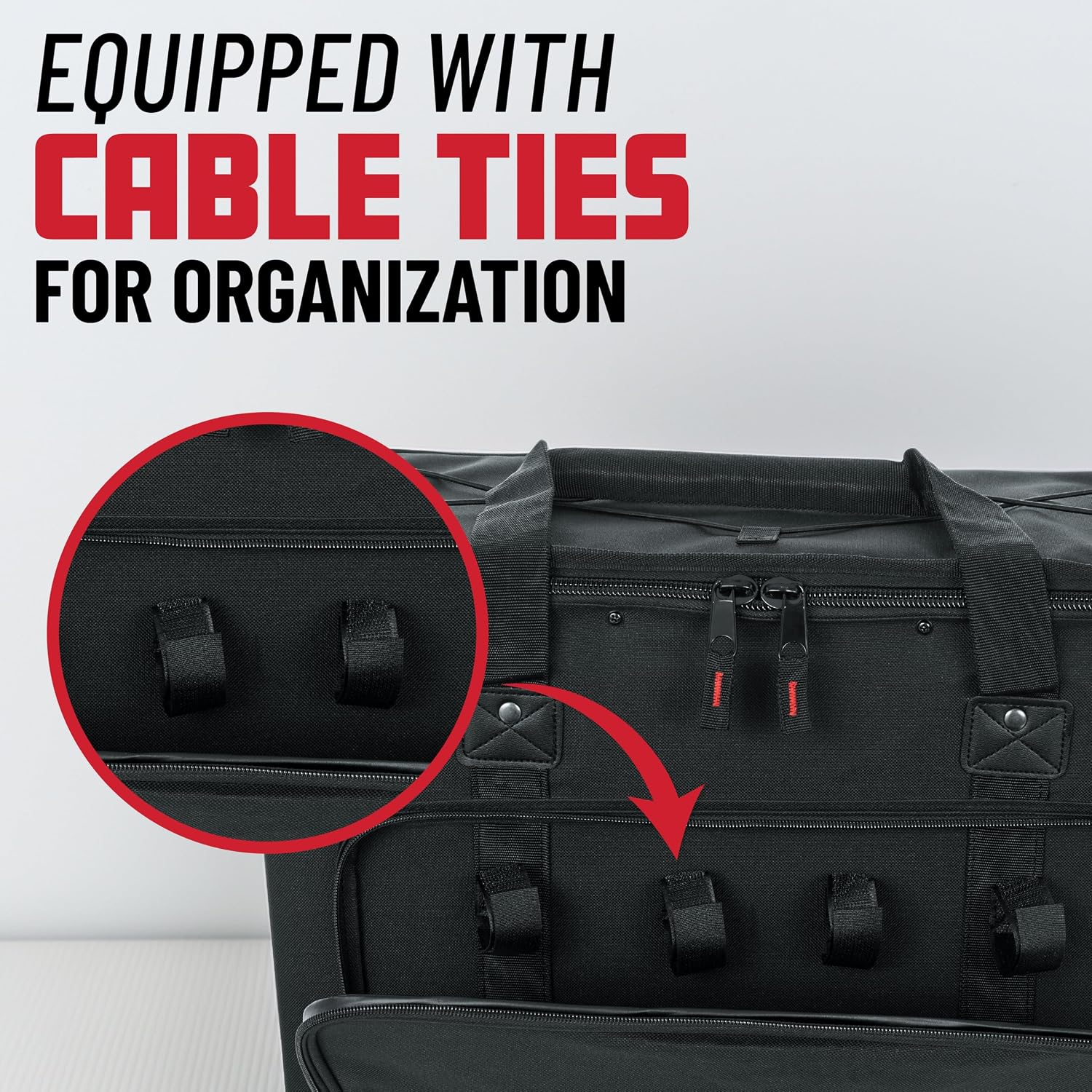 Gator Cases Portable 2U Rack Bag with 14' Rackable Depth, (GRB-2U)