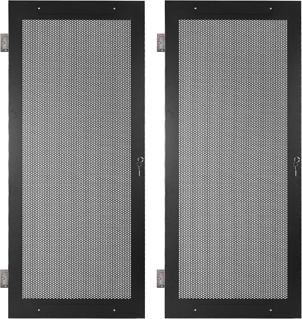 Sound Town Server Rack Doors, for STRK-M30U Server Rack (STRK-DS30U)