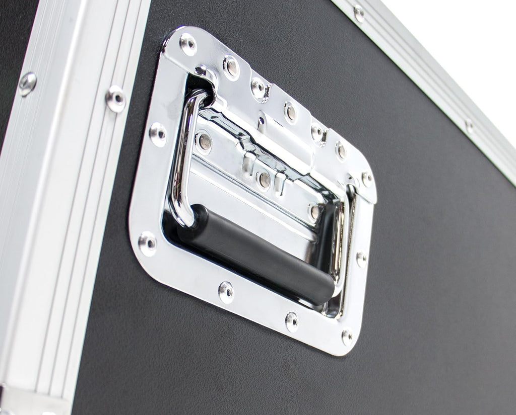 12 Space (12U) ATA Rack Effects Road Shock Mount Case (12' Deep) - Also For Wireless Systems