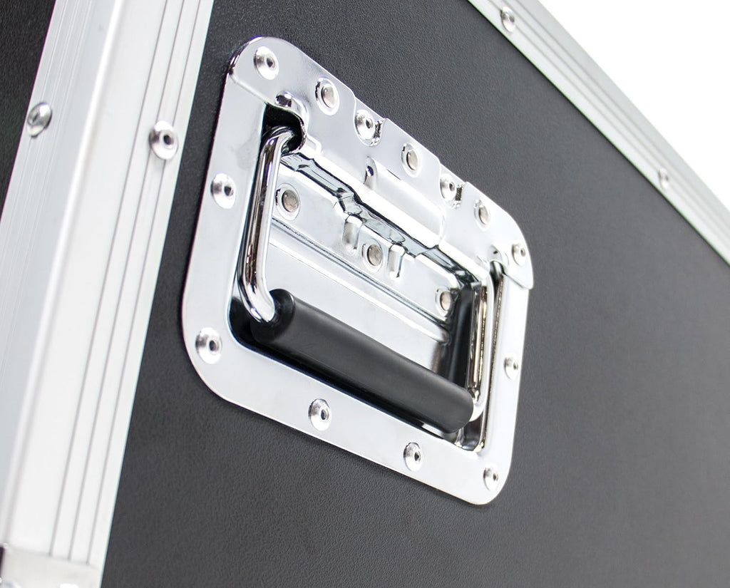 12 Space (12U) ATA Rack Amp Road Shock Mount Case (20' Deep) w/ Casters