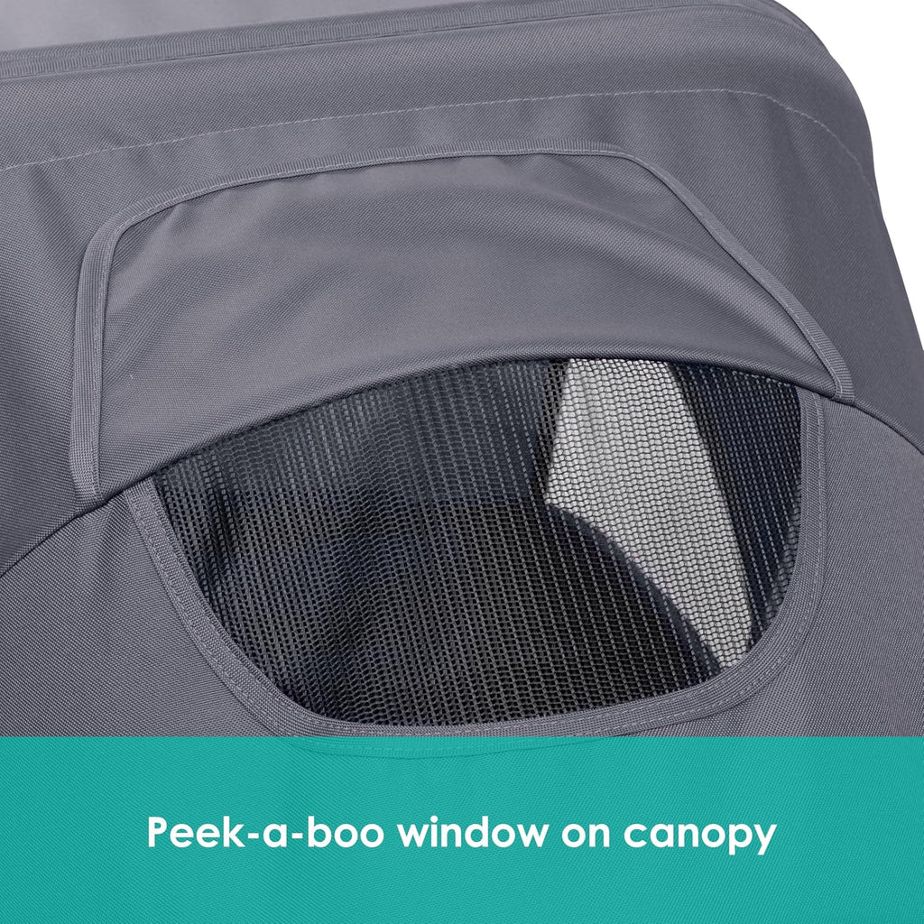 Baby Trend Navigator 2-in-1 Stroller Wagon, Dash Black