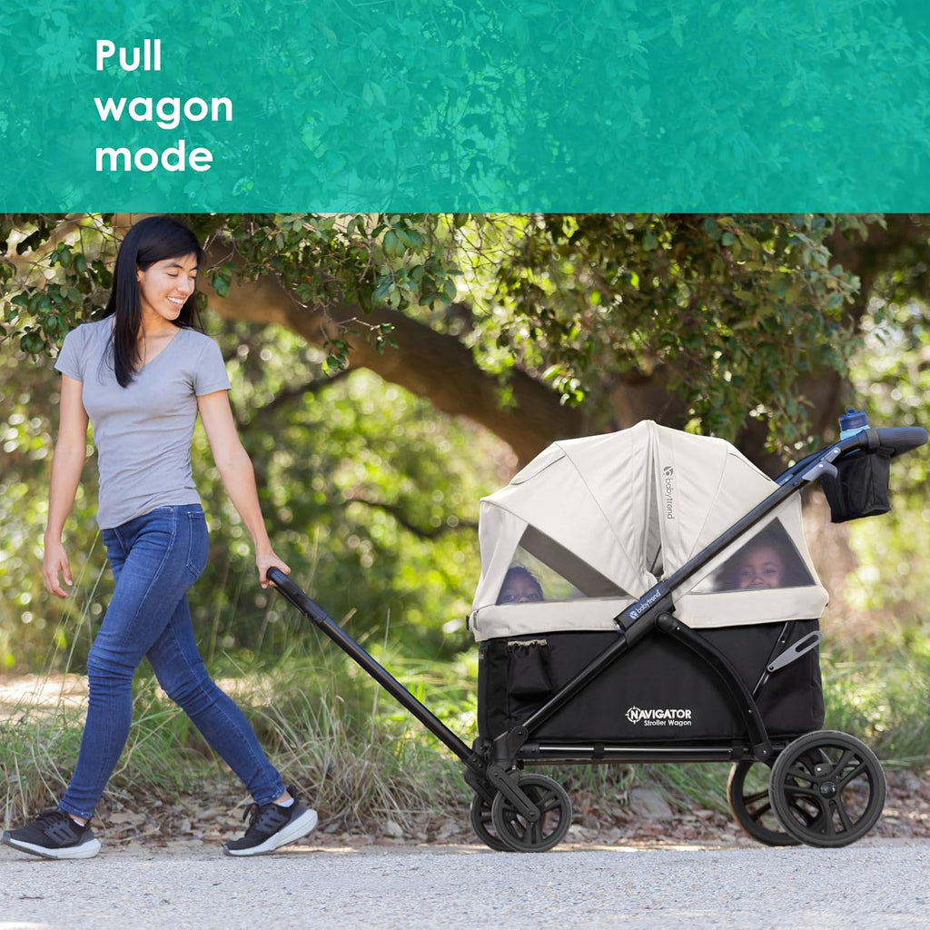 Baby Trend Navigator 2-in-1 Stroller Wagon, Desert Tan