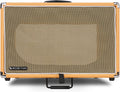 Sound Town Vintage 6U Amp Rack Case, 12.5' Depth with Rubber Feet, Dust Cover, Kickstand, Orange (STVRC-6OR)