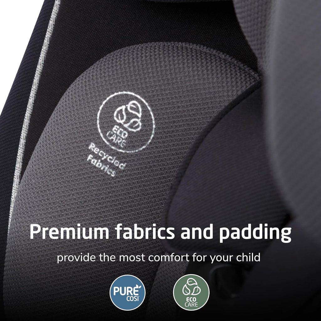 Maxi-Cosi Pria Max+ All-in-One Baby Convertible Car Seat, Rear Facing, Forward Facing Infant Toddler Booster, Easy Latch Install, Magnetic Buckle, Adjustable Harness, Cup Holders, Sea Shadow